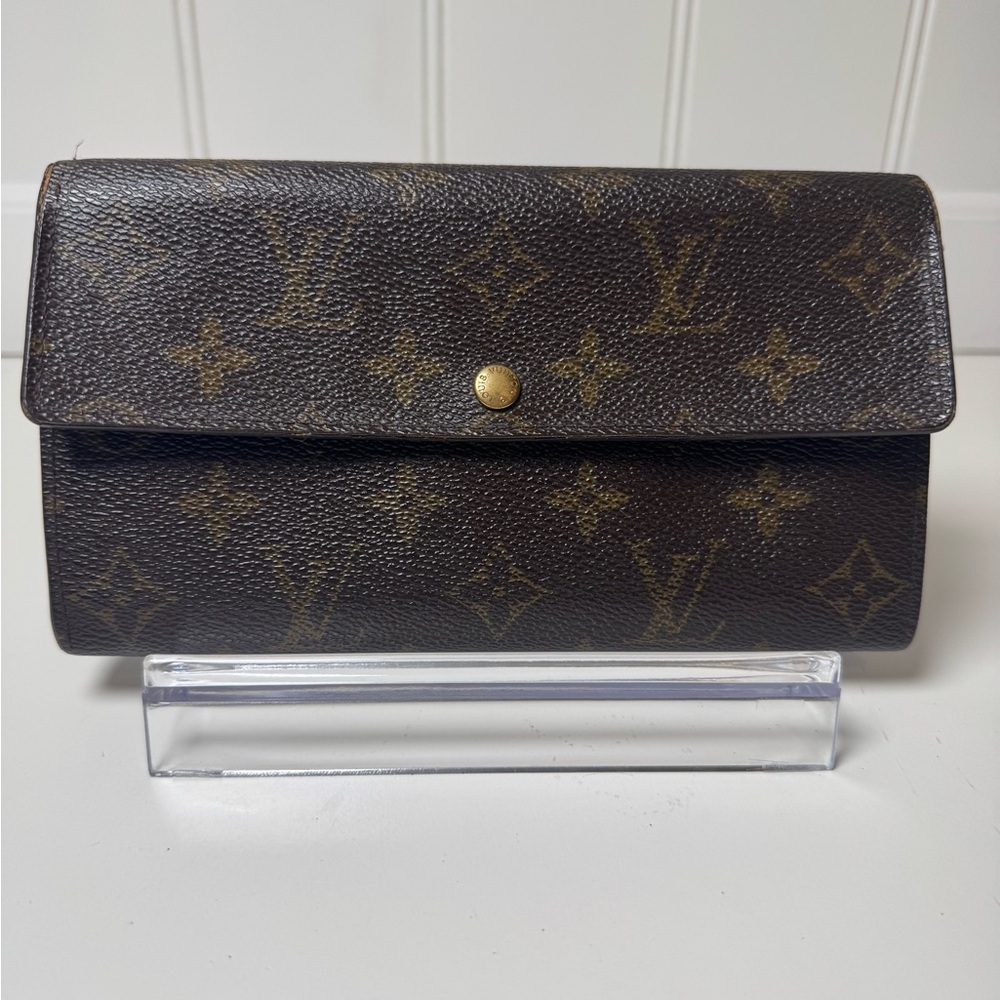 Louis Vuitton Monogram Coated Canvas Continental Wallet Coa